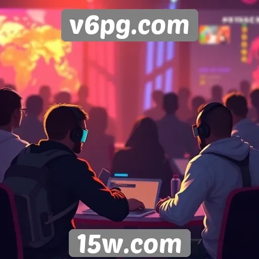 Recursos de comunidade no site de jogos v6pg.com